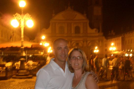 Dave and Shelly in Milan 2006